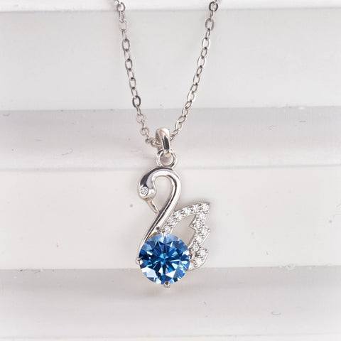 JoiasHome Fashion Silver s925 Swan D Color