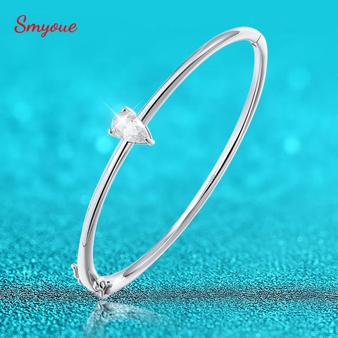 Smyoue Moissanite Bangles Bracelets