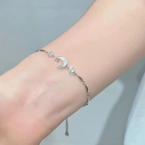 Silver Color Zircon Bracelet