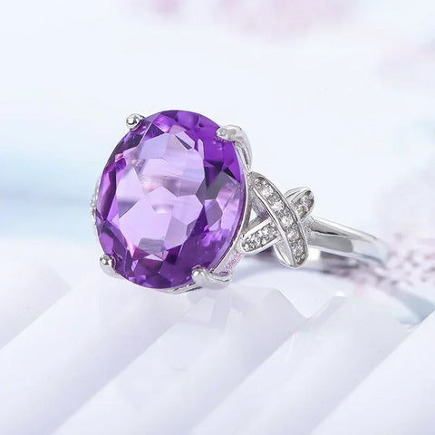 Natural Amethyst Ring