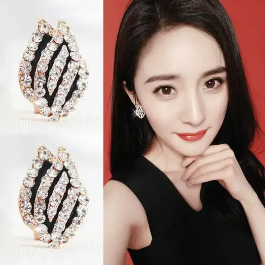 Charmsmic Women Black Rhinestone