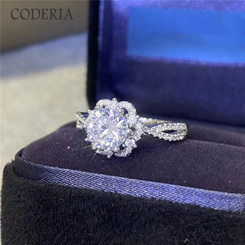 Princess Aisha 6 Claw 2 CT Moissanite Ring