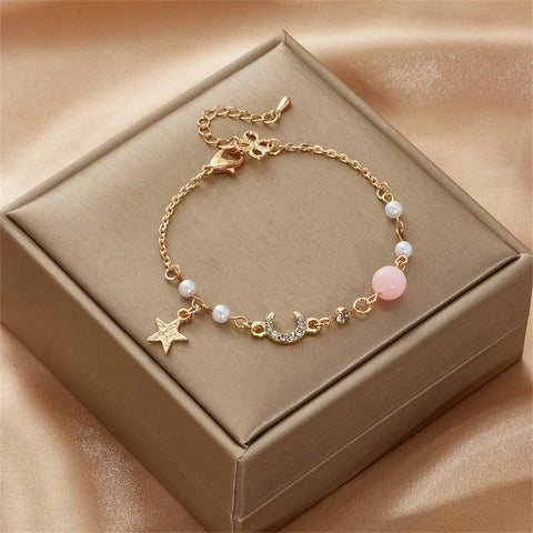 Silver Color Zircon Bracelet