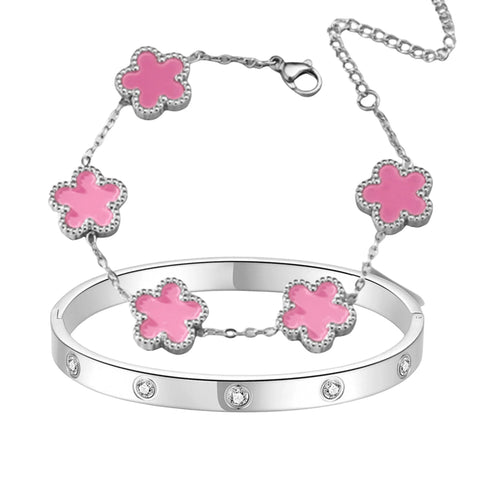 Stainless Steel Bracelet 316L Sparkle Jewelry