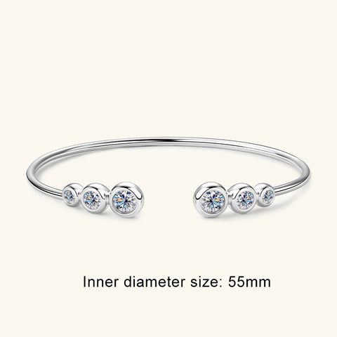 Lnngy Sparkling Moissanite Bracelets