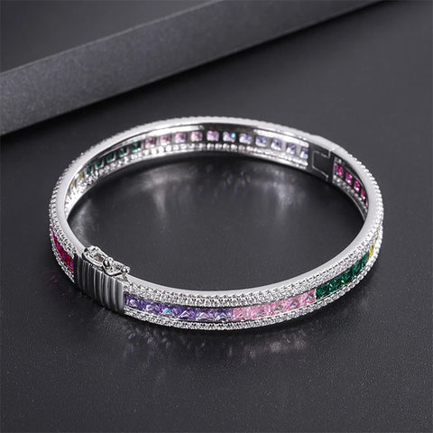 Light Luxury Colorful Zircon Bracelet Bracelet