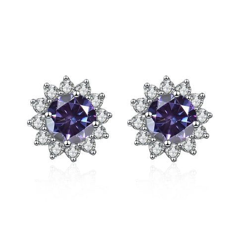 Butterflykiss 0.5 Carat D Color Moissanite Stud Earrings