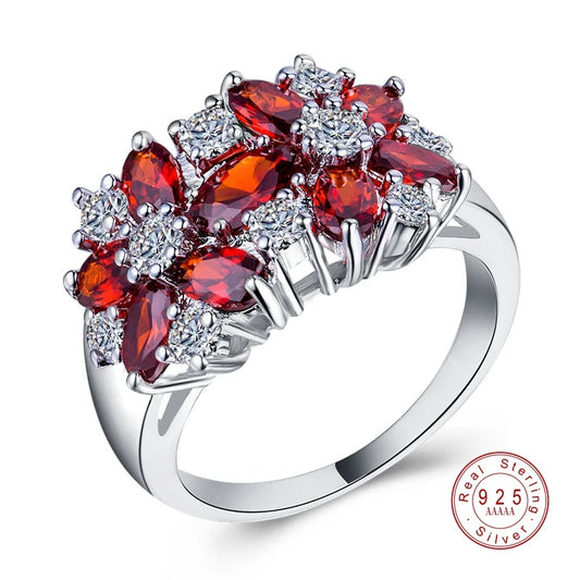 Pure Sterling Sparkling 925 Silver Rings