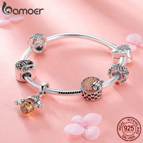 BAMOER 925 Sterling Silver Bracelets