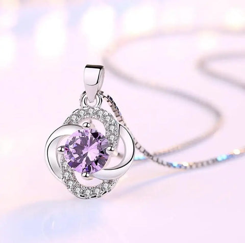 1.2CT Moissanite Necklaces for Women 925 Sterling Silver Diamond Lucky Clover Pendants Necklaces Fine Jewelry Wholesale Colar