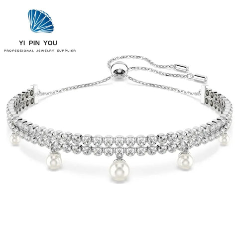 S925 pure silver high-quality inlaid zircon