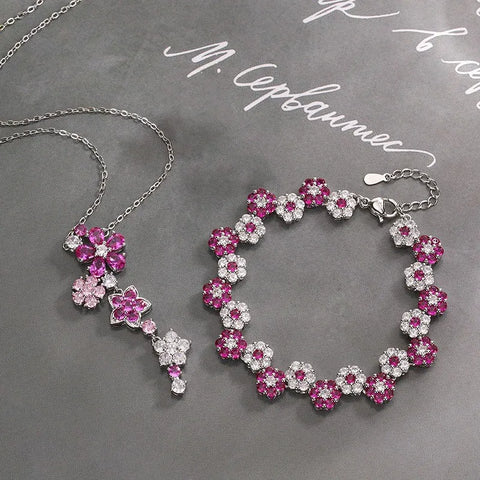 Micro Setting Clear Red Ruby Blue Cubic Zircon