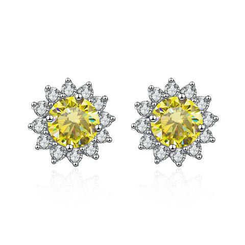 Butterflykiss 0.5 Carat D Color Moissanite Stud Earrings