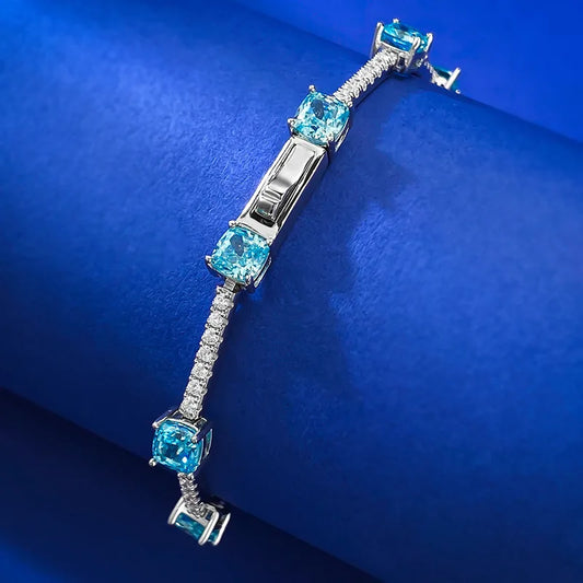 Zircon Blue Diamond Bracelet