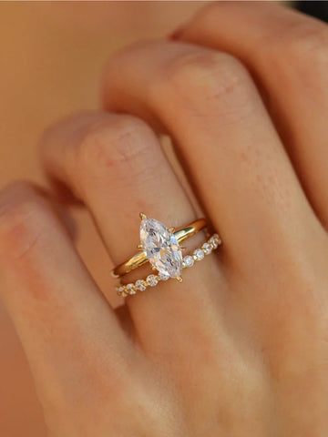 925 Sterling Silver Classic Gorgeous Sparkling Zircon Ring