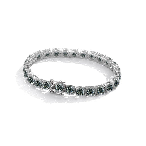 5mm Original Gray Yellow Moissanite Tennis Bracelets