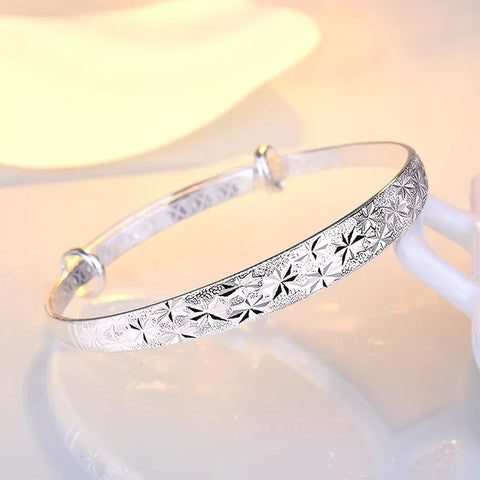 925 Silver Original Romantic Gypsophila Star Bangles