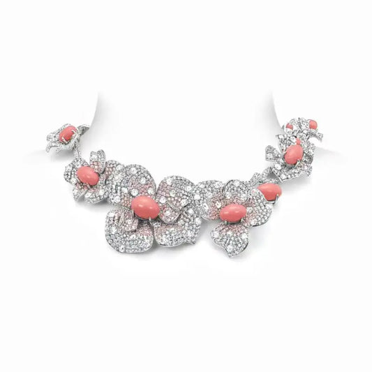 ZOCA Luxury Genuine 925 Silver Caliber Women's Jewelry Set Necklaces with Comments