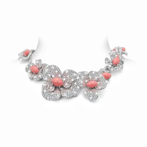 ZOCA Luxury Genuine 925 Silver Caliber Women's Jewelry Set Necklaces with Comments