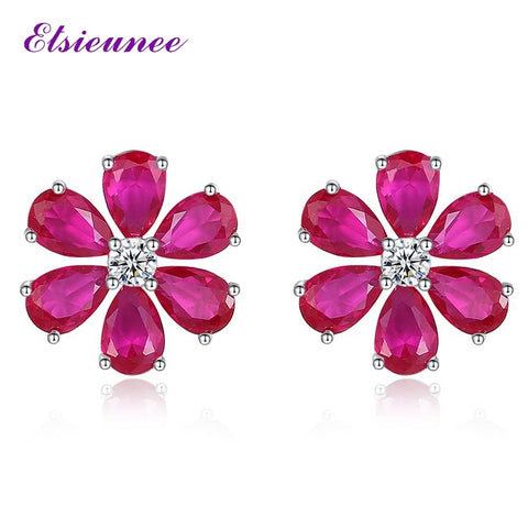 ELSIEUNEE Sparkling 925 Sterling Silver
