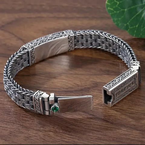 XiYuan Silver Color Tang Grass Eternal Bracelet