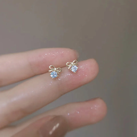 ANENJERY Butterfly Stud Earrings