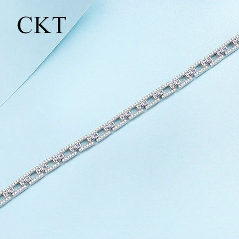 18K White Gold Bangles Pure Fine Jewelry
