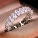 Zircon Oval Fashion Ring