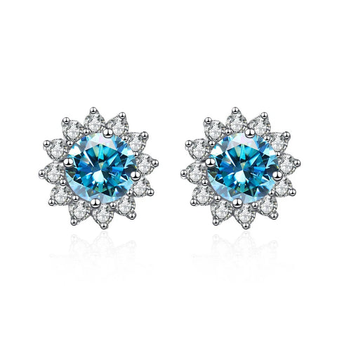 Butterflykiss 0.5 Carat D Color Moissanite Stud Earrings