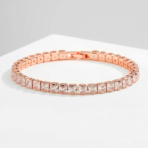 Real 3MM D VVS Moissanite Tennis Bracelet