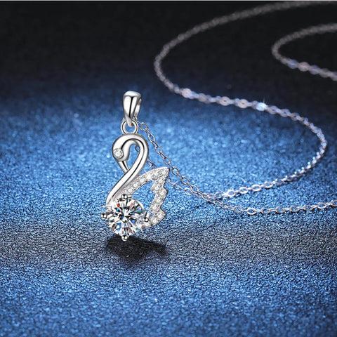 JoiasHome Fashion Silver s925 Swan D Color