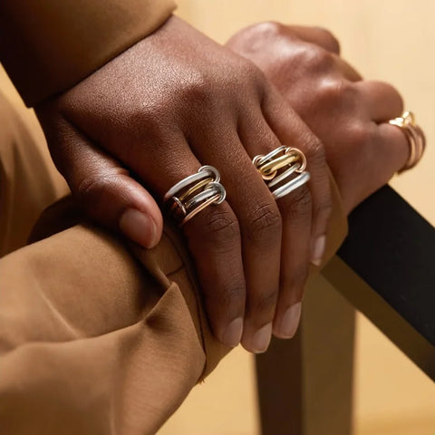 Stacking Engagement Band Rings