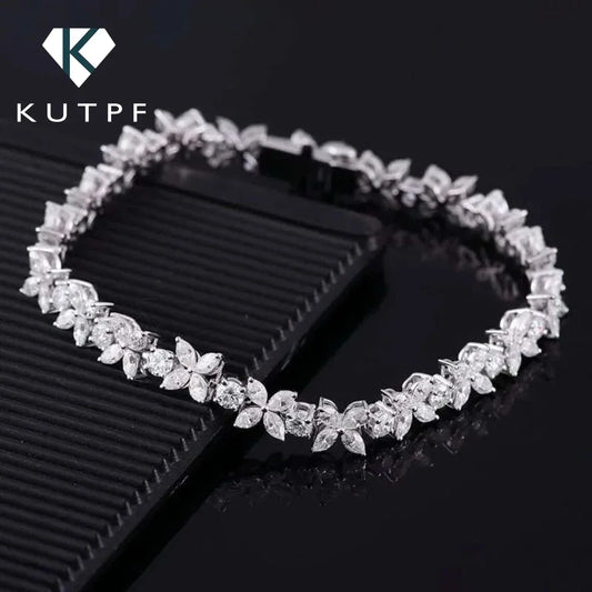 Luxury Butterfly Moissnaite Tennis Bracelets