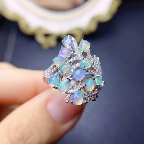 YULEM High Gem Rings