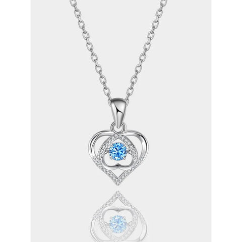 S Pure Silver Dynamic Necklace For Women Versatile Niche Design Light Luxury And Pulsating Heart Pendant Valentine s Day Gift
