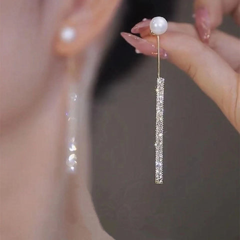 2 Women's Silver Needle Bow Studded