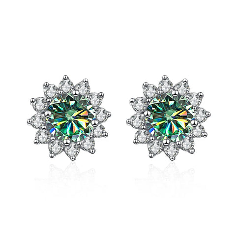Butterflykiss 0.5 Carat D Color Moissanite Stud Earrings