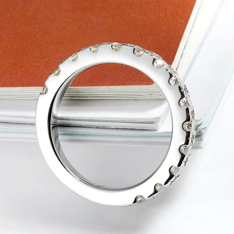 Serenity 1.4cttw D Color VVS1 Moissanite Row Rings