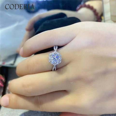 Princess Aisha 6 Claw 2 CT Moissanite Ring