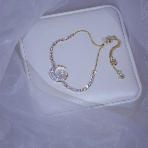 Silver Color Zircon Bracelet