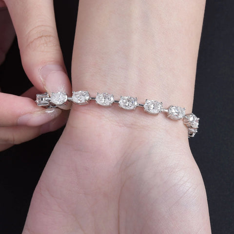 OEVAS 5*7MM 1CT D Color Full White Blue Green Moissanite