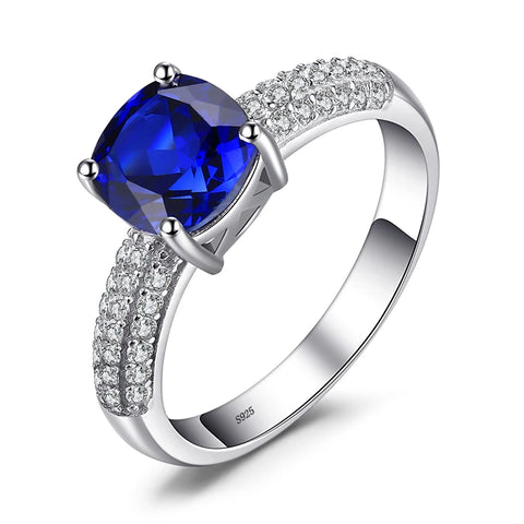 Green Simulated Ruby Ring