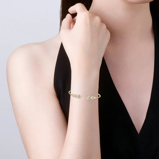 Lnngy Sparkling Moissanite Bracelets