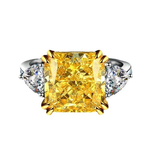 s925 sterling silver fat square colored gemstone