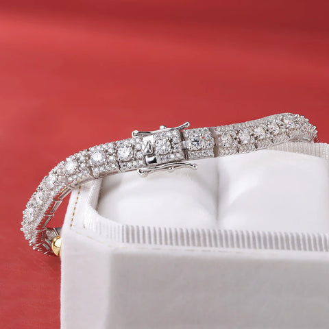 BXINY Luxury Full Moissanite Bracelet
