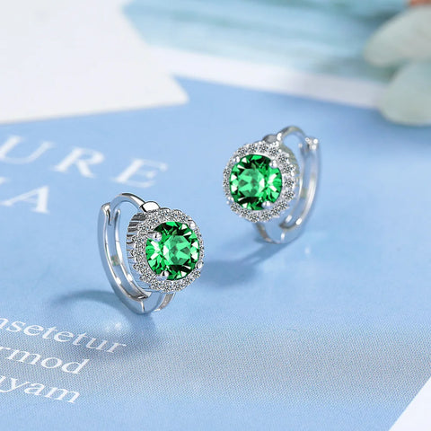 New 925 Sterling Silver Earrings AAA Zircon Earring