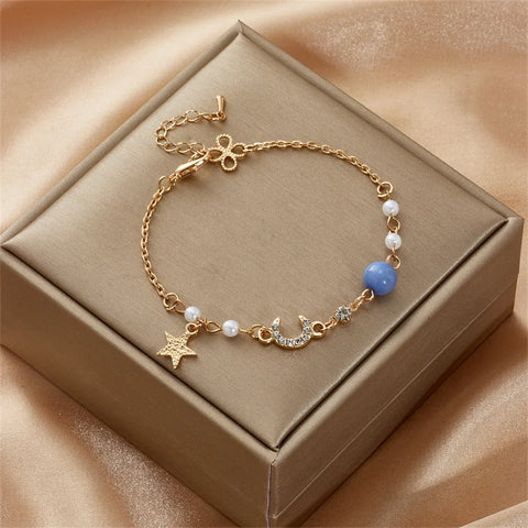 Silver Color Zircon Bracelet