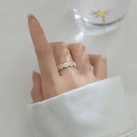 Fashion Vintage Daisy Flower Rings