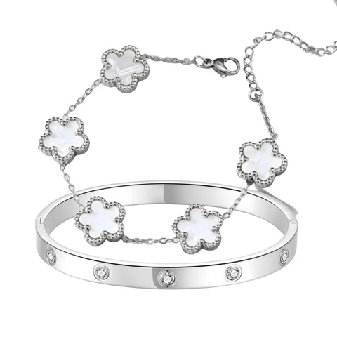 Stainless Steel Bracelet 316L Sparkle Jewelry