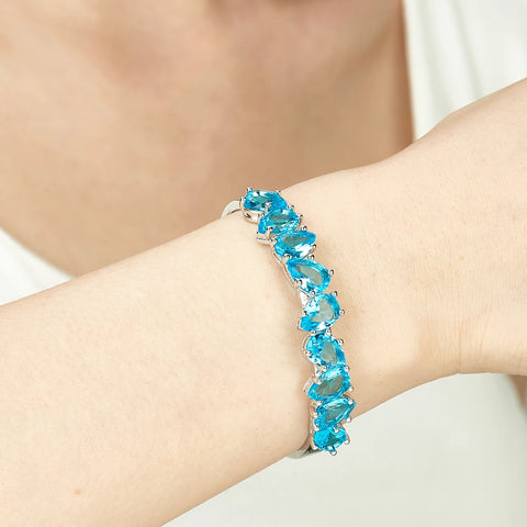 Sterling Silver Adjustable Bangle